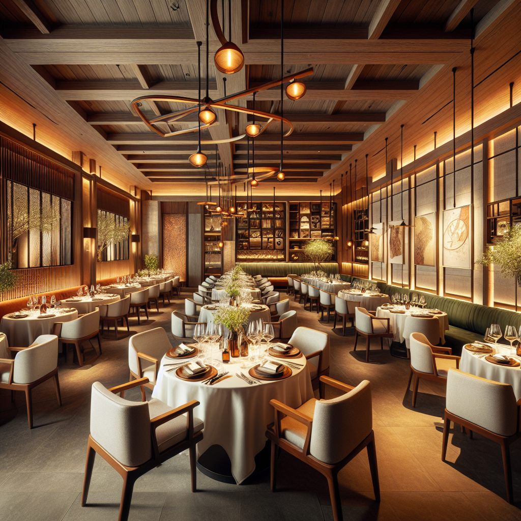 Welcome to Fusion Restaurant - elegant dining room ready to receive guests